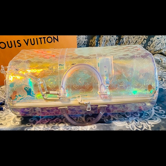 💎LV Virgil Abloh Keepall 50 Prism on ⭐️Sale, then will return to $25k - Picture 13 of 16